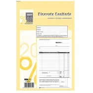 Blocco Ricevute Sanitarie Edipro - 15x23 cm - 50/50 Fogli Autoricalcanti Numerati - E5275C