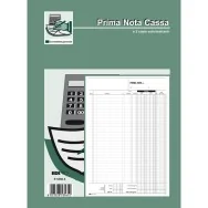 Blocco Prima Nota Cassa Entrate/Uscite/IVA Edipro - 21x31 cm - 50/50 Fogli Autoricalcanti - E5356A