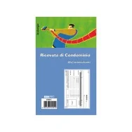 Blocco Ricevute Condominio Edipro - 9,9x17 cm - 50/50 Fogli Autoricalcanti - E5540C