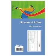 Blocco Ricevute di Affitto Edipro - 9,9x17 cm - 50/50 Fogli Autoricalcanti - E5504C