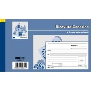 Blocco Ricevute Generiche Edipro - 9,9x17 cm - 50/50 Fogli Autoricalcanti - E5563C
