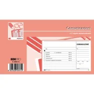 Blocco Comunicazioni Telefoniche Edipro - 9,9x17 cm - 50/50 Fogli Autoricalcanti - E5693A