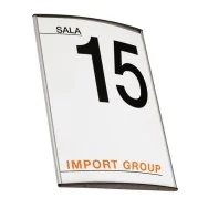 Targa da Parete Arkos Studio-T - 10x10 cm - 1431031 (Trasparente e Argento)