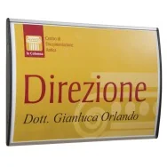 Targa da Parete Arkos Studio-T - 15x10 cm - 1431032 (Trasparente e Argento)