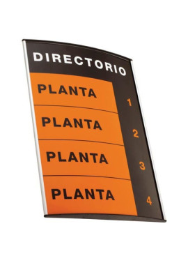 Targa da Parete Arkos Studio-T - 21x30 cm - 1431044 (Trasparente e Argento)