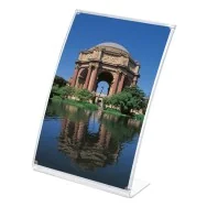 Portadepliant da Tavolo con Angoli Magnetici Lebez - A4 - 7003 (Trasparente)