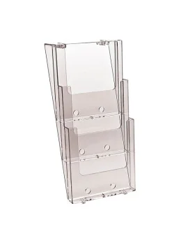 Portadepliant da Parete Triplo W230 Studio-T - A4 - 3W230 (Trasparente)