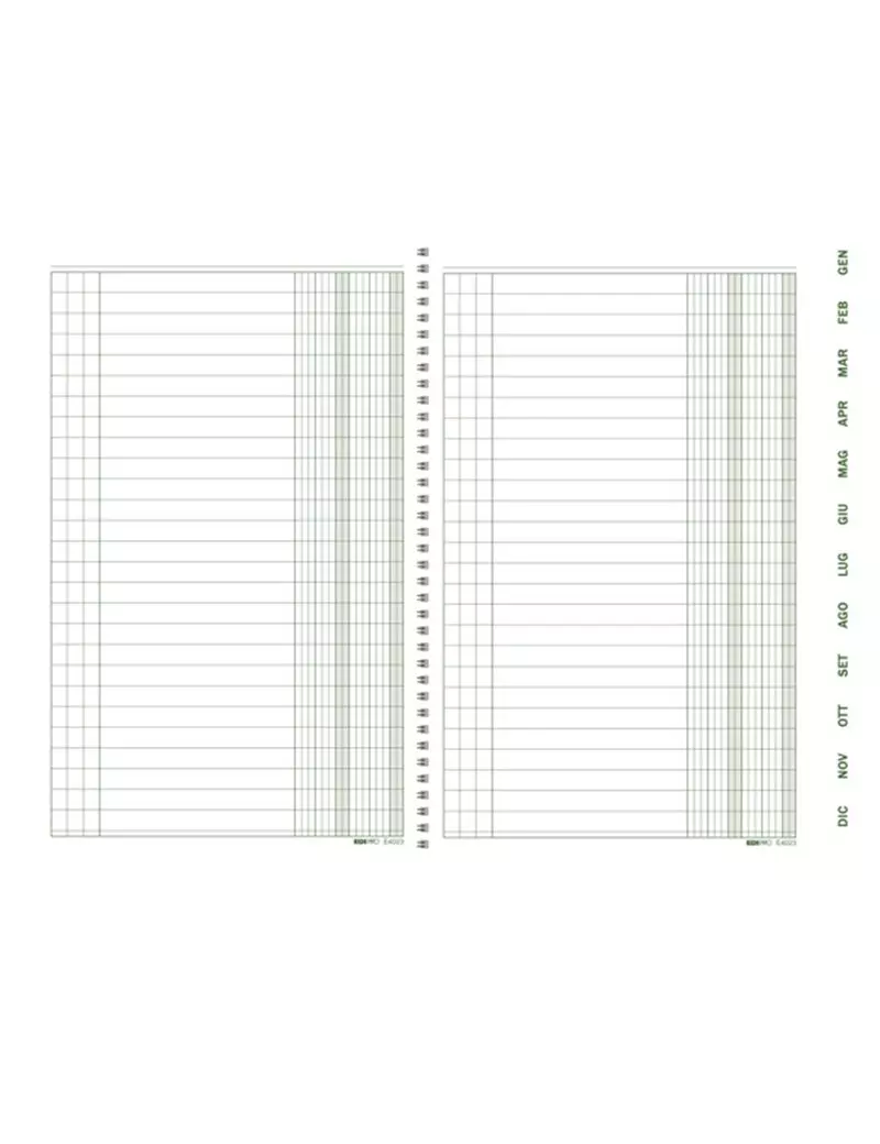 Scadenziario Spiralato Edipro - 17x24 cm - Gennaio-Dicembre - 36+12 Pagine - E4023 Scadenziario Spiralato Edipro - 17x24 cm - Gennaio-Dicembre - 36+12 Pagine - E4023