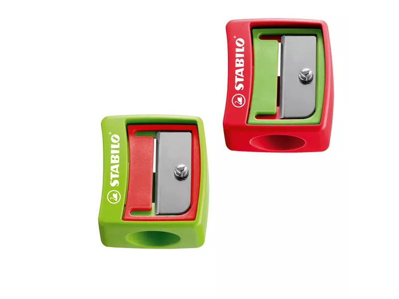 Temperamatite Gigante Woody Stabilo - 1 Foro - per Pastelli con Mina XXL - 454812 (Assortiti Conf. 12)