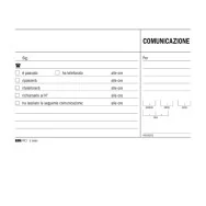 Blocco Comunicazioni Telefoniche Uso Mano Edipro - 9,9x17 cm - 100 Fogli - E5693