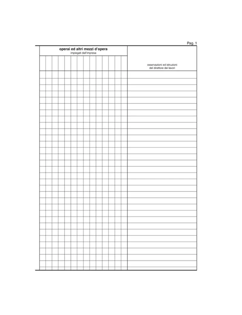 Registro Giornale Lavori Edipro - 21x31 cm - 47 Pagine - E2909 Registro Giornale Lavori Edipro - 21x31 cm - 47 Pagine - E2909