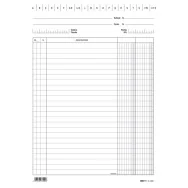 Schede Doppia Colonna Verticale Edipro - 17x24 cm - E3399BL (Conf. 100)