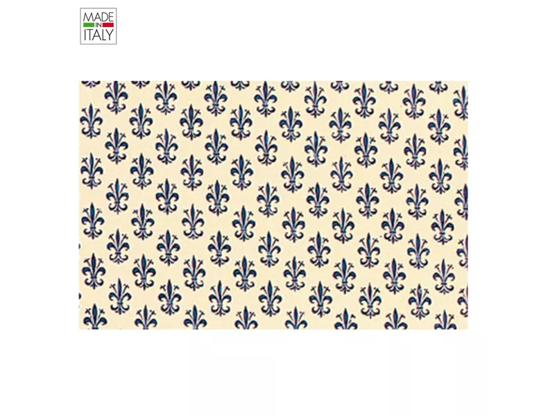 Rotolo Cartarivesto Adesivo Rex 58 Rex Sadoch - 50 cm x 5 m - Lavabile - REX58-777 (Giglio Blu)