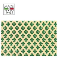 Rotolo Cartarivesto Adesivo Rex Taco Rex Sadoch - 49 cm x 3 m - Lavabile - T33Y3-416 (Giglio Verde)