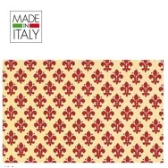 Rotolo Cartarivesto Adesivo Rex Taco Rex Sadoch - 49 cm x 3 m - Lavabile - REXTACO-419 (Giglio Rosso)