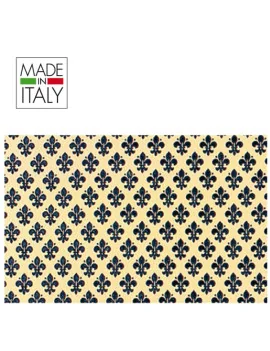 Rotolo Cartarivesto Adesivo Rex Taco Rex Sadoch - 49 cm x 3 m - Lavabile - T33Y3-421 (Giglio Blu)