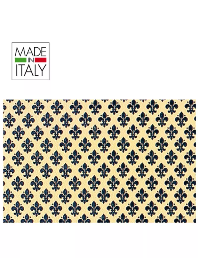 Rotolo Cartarivesto Adesivo Rex Taco Rex Sadoch - 49 cm x 3 m - Lavabile - T33Y3-421 (Giglio Blu) Rotolo Cartarivesto Adesivo Rex Taco Rex Sadoch - 49 cm x 3 m - Lavabile - T33Y3-421 (Giglio Blu)