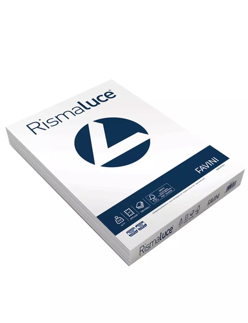 Carta Rismaluce Favini - A3 - 240 g - A670123 (Bianco Conf. 100) Carta Rismaluce Favini - A3 - 240 g - A670123 (Bianco Conf. 100)