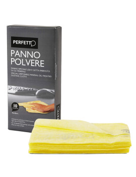 Panno Polvere con Oli Minerali Perfetto - 45x30 cm - 0261D (Giallo Conf. 10)
