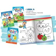 Album da Colorare Blasetti - A4 - La Fattoria Merende e Professioni - 120 g - 6244 (Assortiti Conf. 6)