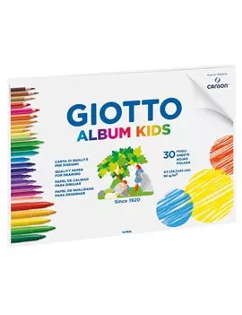 Album Little Kids Giotto Fila - A3 - Liscio - 580300 (Bianco Conf. 5)
