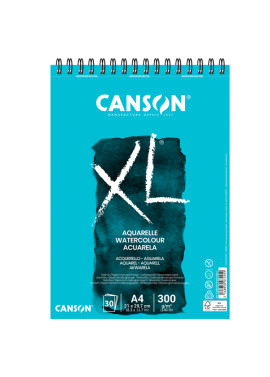 Album XL Aquarelle Canson - A4 - 300 g - 30 Fogli - 400039170 (Bianco Conf. 5)