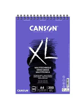 Album XL Mix Canson - A4 - 300 g - 30 Fogli - 200807215 (Bianco Conf. 5)