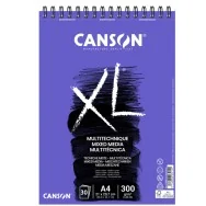 Album XL Mix Canson - A4 - 300 g - 30 Fogli - 200807215 (Bianco Conf. 5)