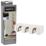 Appendi Scope/Attrezzi Perfetto - 9,2x2,7x6,6 cm - 3 Posti - 0545A