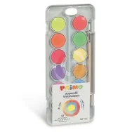 Acquerelli Primo Morocolor - 115A12FM (Assortiti Fluo e Metal Conf. 12)