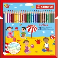Matite Colorate Trio Thick Stabilo - 4,2 mm - 203/2-24 (Assortiti Conf. 24)