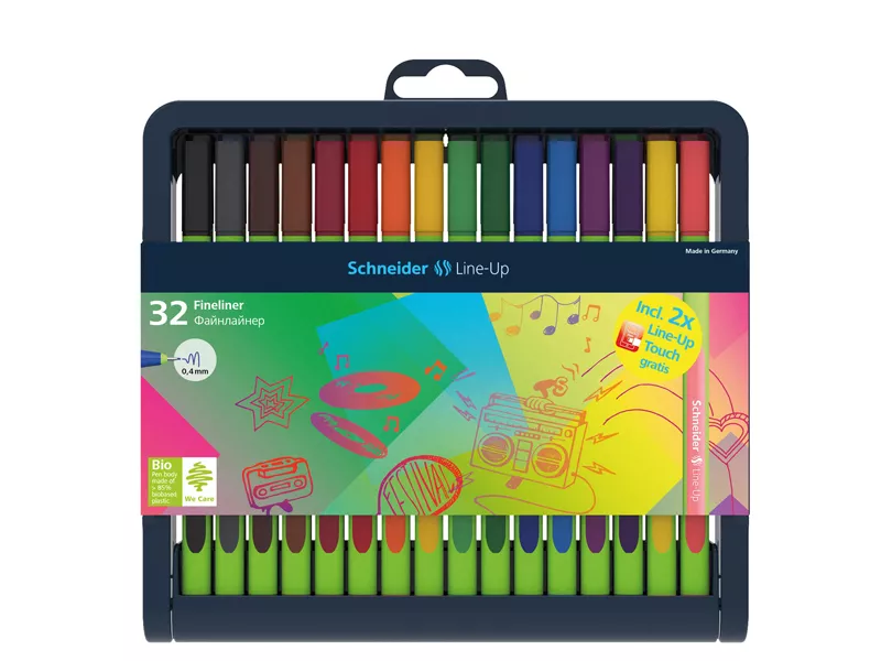 Fineliner Line-Up Schneider - 0,4 mm - P191091 (Assortiti Conf. 32)