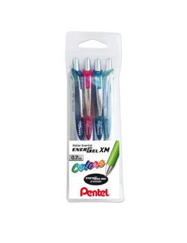 Penna Roller Energel XM Pentel - 0,7 mm - 0022144 (Assortiti Conf. 4)
