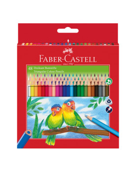 Matite Colorate Eco Faber Castell - 3 mm - 120548 (Assortiti Conf. 48)