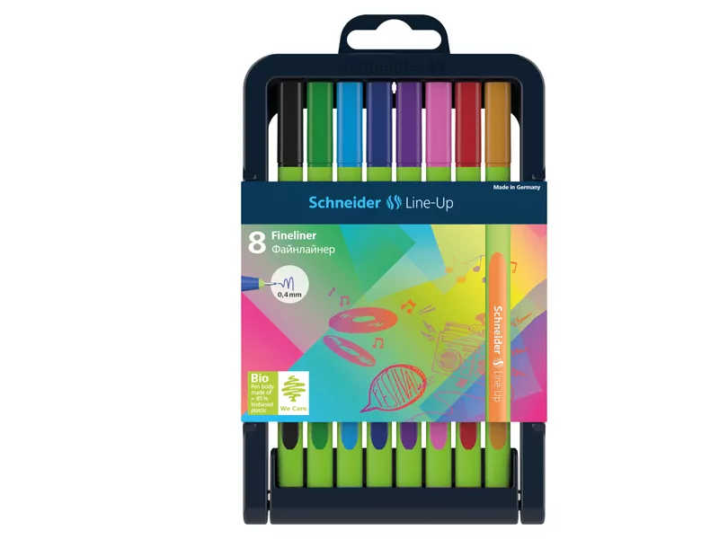 Fineliner Line-Up Schneider - 0,4 mm - P191098 (Assortiti Conf. 8)