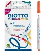 Pennarelli Turbo Glitter Giotto Fila - 2,8 mm - 425800 (Assortiti Conf. 8)