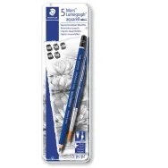 Matita e Pennello Mars Lumograph Staedtler - 100A-G6 (Conf. 6)