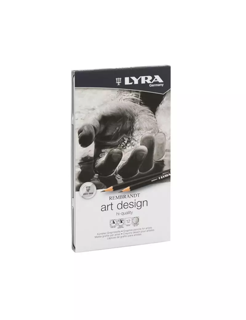 Matita Rembrandt Art Design Lyra Fila - Gradazioni Assortite - L1111120 (Conf. 12) Matita Rembrandt Art Design Lyra Fila - Gradazioni Assortite - L1111120 (Conf. 12)