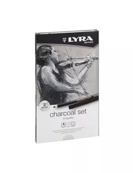 Matita Rembrandt Charcoal Set Lyra Fila - Carboncino Nero e Stick - L2051112 (Conf. 11)