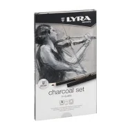 Matita Rembrandt Charcoal Set Lyra Fila - Carboncino Nero e Stick - L2051112 (Conf. 11)