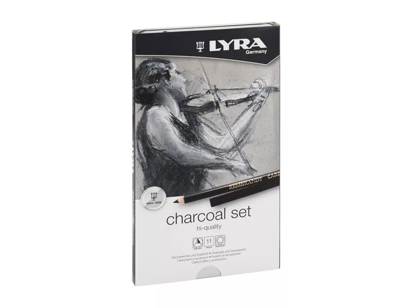 Matita Rembrandt Charcoal Set Lyra Fila - Carboncino Nero e Stick - L2051112 (Conf. 11) Matita Rembrandt Charcoal Set Lyra Fila - Carboncino Nero e Stick - L2051112 (Conf. 11)