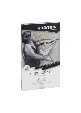 Matita Rembrandt Charcoal Set Lyra Fila - Carboncino Nero e Stick - L2051112 (Conf. 11)