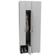 Guardaroba in Melaminico Artexport - 2 Ante - 40x52x185 cm - 2623_9 (Grigio)