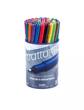 Tratto Pen Fila - 0,5 mm - 807100 (Assortiti Conf. 50)
