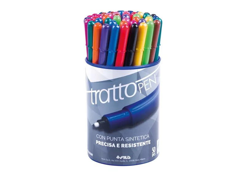 Tratto Pen Fila - 0,5 mm - 807100 (Assortiti Conf. 50)