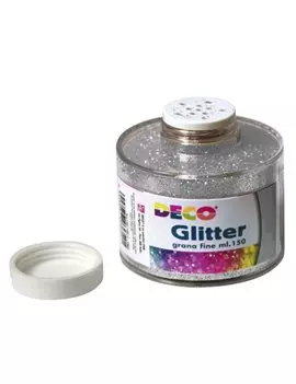 Glitter Grana Fine Deco CWR - 150 ml - 130/100/2 (Argento)