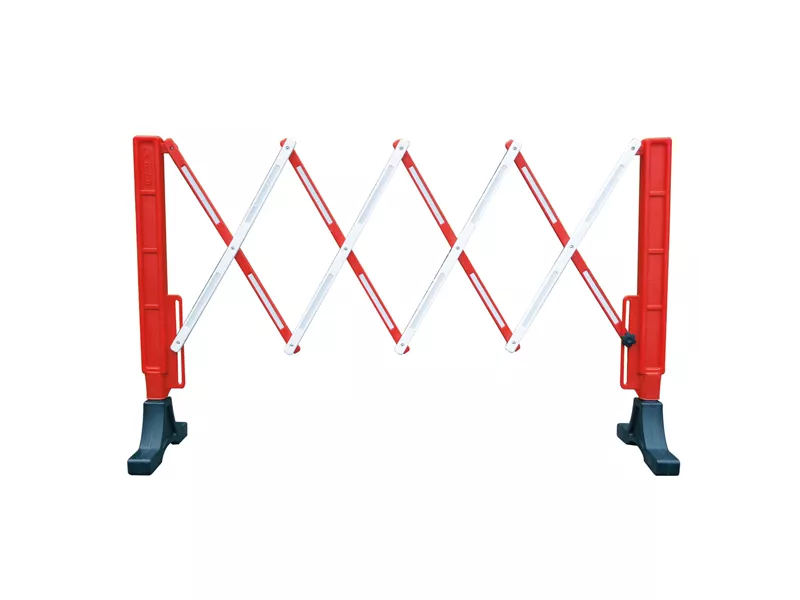 Barriera Estendibile Flexo Viso - 200x39x100 cm - BARV200 (Bianco e Rosso)