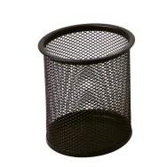 Portapenne a Bicchiere in Rete Metallica Lebez - 8,5x10 cm - 1221-N (Nero)