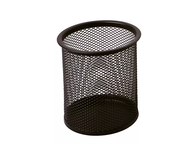 Portapenne a Bicchiere in Rete Metallica Lebez - 8,5x10 cm - 1221-N (Nero)