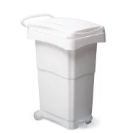 Bidone Carrellato a Pedale Mobil Plastic - 40x65x81 cm - 80 Litri - 151/BIL (Bianco)